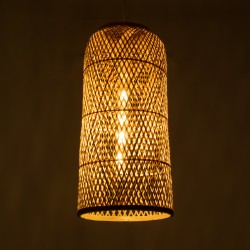 GLOBOSTAR® CALERO 01710 Boho Κρεμαστό Φωτιστικό Οροφής με Ντουί 1 x E27 AC 220-240V IP20 - Μπεζ - Μ25 x Π25 x Υ50cm GLOBOSTAR® CALERO 01710 Boho Κρεμαστό Φωτιστικό Οροφής με Ντουί 1 x E27 AC 220-240V IP20 - Μπεζ - Μ25 x Π25 x Υ50cm