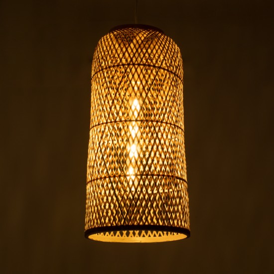GLOBOSTAR® CALERO 01710 Boho Κρεμαστό Φωτιστικό Οροφής με Ντουί 1 x E27 AC 220-240V IP20 - Μπεζ - Μ25 x Π25 x Υ50cm GLOBOSTAR® CALERO 01710 Boho Κρεμαστό Φωτιστικό Οροφής με Ντουί 1 x E27 AC 220-240V IP20 - Μπεζ - Μ25 x Π25 x Υ50cm