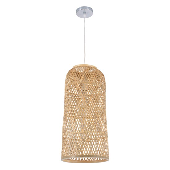GLOBOSTAR® CALERO 01710 Boho Κρεμαστό Φωτιστικό Οροφής με Ντουί 1 x E27 AC 220-240V IP20 - Μπεζ - Μ25 x Π25 x Υ50cm GLOBOSTAR® CALERO 01710 Boho Κρεμαστό Φωτιστικό Οροφής με Ντουί 1 x E27 AC 220-240V IP20 - Μπεζ - Μ25 x Π25 x Υ50cm