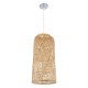 GLOBOSTAR® CALERO 01710 Boho Κρεμαστό Φωτιστικό Οροφής με Ντουί 1 x E27 AC 220-240V IP20 - Μπεζ - Μ25 x Π25 x Υ50cm GLOBOSTAR® CALERO 01710 Boho Κρεμαστό Φωτιστικό Οροφής με Ντουί 1 x E27 AC 220-240V IP20 - Μπεζ - Μ25 x Π25 x Υ50cm