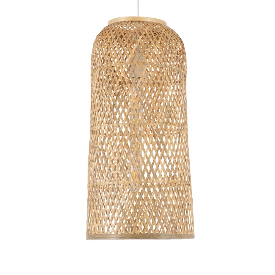 GLOBOSTAR® CALERO 01710 Boho Κρεμαστό Φωτιστικό Οροφής με Ντουί 1 x E27 AC 220-240V IP20 - Μπεζ - Μ25 x Π25 x Υ50cm GLOBOSTAR® CALERO 01710 Boho Κρεμαστό Φωτιστικό Οροφής με Ντουί 1 x E27 AC 220-240V IP20 - Μπεζ - Μ25 x Π25 x Υ50cm