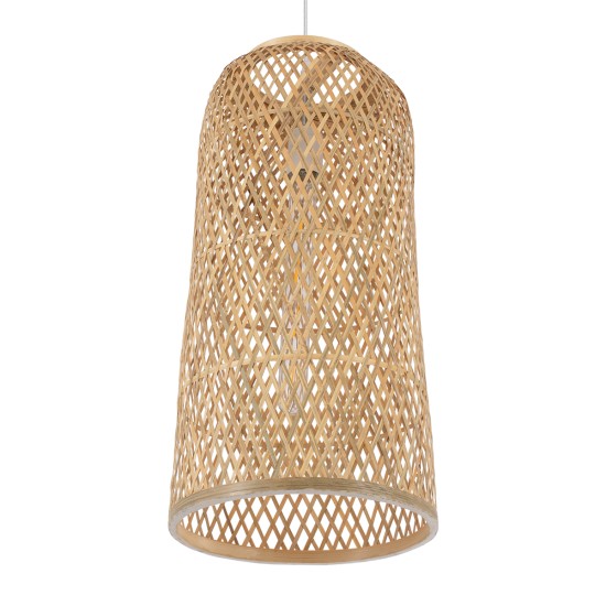 GLOBOSTAR® CALERO 01710 Boho Κρεμαστό Φωτιστικό Οροφής με Ντουί 1 x E27 AC 220-240V IP20 - Μπεζ - Μ25 x Π25 x Υ50cm GLOBOSTAR® CALERO 01710 Boho Κρεμαστό Φωτιστικό Οροφής με Ντουί 1 x E27 AC 220-240V IP20 - Μπεζ - Μ25 x Π25 x Υ50cm