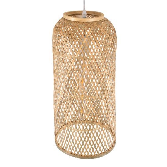 GLOBOSTAR® CALERO 01710 Boho Κρεμαστό Φωτιστικό Οροφής με Ντουί 1 x E27 AC 220-240V IP20 - Μπεζ - Μ25 x Π25 x Υ50cm GLOBOSTAR® CALERO 01710 Boho Κρεμαστό Φωτιστικό Οροφής με Ντουί 1 x E27 AC 220-240V IP20 - Μπεζ - Μ25 x Π25 x Υ50cm