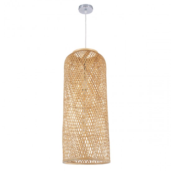 GLOBOSTAR® CALERO 01711 Boho Κρεμαστό Φωτιστικό Οροφής με Ντουί 1 x E27 AC 220-240V IP20 - Μπεζ - Μ30 x Π30 x Υ70cm GLOBOSTAR® CALERO 01711 Boho Κρεμαστό Φωτιστικό Οροφής με Ντουί 1 x E27 AC 220-240V IP20 - Μπεζ - Μ30 x Π30 x Υ70cm