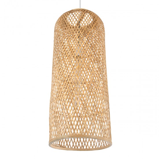 GLOBOSTAR® CALERO 01711 Boho Κρεμαστό Φωτιστικό Οροφής με Ντουί 1 x E27 AC 220-240V IP20 - Μπεζ - Μ30 x Π30 x Υ70cm GLOBOSTAR® CALERO 01711 Boho Κρεμαστό Φωτιστικό Οροφής με Ντουί 1 x E27 AC 220-240V IP20 - Μπεζ - Μ30 x Π30 x Υ70cm