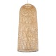 GLOBOSTAR® CALERO 01712 Boho Κρεμαστό Φωτιστικό Οροφής με Ντουί 1 x E27 AC 220-240V IP20 - Μπεζ - Μ40 x Π40 x Υ90cm