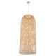 GLOBOSTAR® CALERO 01712 Boho Κρεμαστό Φωτιστικό Οροφής με Ντουί 1 x E27 AC 220-240V IP20 - Μπεζ - Μ40 x Π40 x Υ90cm