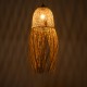 GLOBOSTAR® MANILA 01713 Boho Κρεμαστό Φωτιστικό Οροφής με Ντουί 1 x E27 AC 220-240V IP20 - Μπεζ - Μ25 x Π25 x Υ60cm