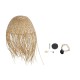 GLOBOSTAR® MANILA 01714 Boho Κρεμαστό Φωτιστικό Οροφής με Ντουί 1 x E27 AC 220-240V IP20 - Μπεζ - Μ45 x Π45 x Υ60cm