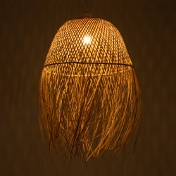 GLOBOSTAR® MANILA 01714 Boho Κρεμαστό Φωτιστικό Οροφής με Ντουί 1 x E27 AC 220-240V IP20 - Μπεζ - Μ45 x Π45 x Υ60cm GLOBOSTAR® MANILA 01714 Boho Κρεμαστό Φωτιστικό Οροφής με Ντουί 1 x E27 AC 220-240V IP20 - Μπεζ - Μ45 x Π45 x Υ60cm
