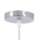 GLOBOSTAR® MANILA 01714 Boho Κρεμαστό Φωτιστικό Οροφής με Ντουί 1 x E27 AC 220-240V IP20 - Μπεζ - Μ45 x Π45 x Υ60cm