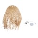 GLOBOSTAR® MANILA 01714 Boho Κρεμαστό Φωτιστικό Οροφής με Ντουί 1 x E27 AC 220-240V IP20 - Μπεζ - Μ45 x Π45 x Υ60cm