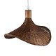 GLOBOSTAR® CUBA 01716 Boho Κρεμαστό Φωτιστικό Οροφής με Ντουί 1 x E27 AC 220-240V IP20 - Καφέ - Μ33 x Π30 x Υ22cm GLOBOSTAR® CUBA 01716 Boho Κρεμαστό Φωτιστικό Οροφής με Ντουί 1 x E27 AC 220-240V IP20 - Καφέ - Μ33 x Π30 x Υ22cm