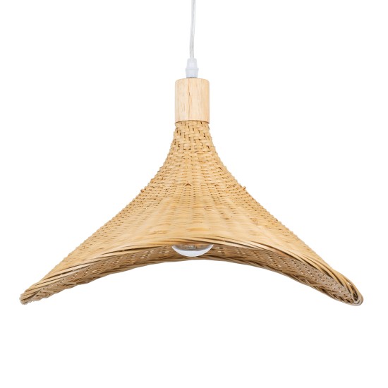 GLOBOSTAR® CUBA 01717 Boho Κρεμαστό Φωτιστικό Οροφής με Ντουί 1 x E27 AC 220-240V IP20 - Μπεζ - Μ43 x Π40 x Υ28cm GLOBOSTAR® CUBA 01717 Boho Κρεμαστό Φωτιστικό Οροφής με Ντουί 1 x E27 AC 220-240V IP20 - Μπεζ - Μ43 x Π40 x Υ28cm