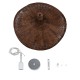 GLOBOSTAR® CUBA 01718 Boho Κρεμαστό Φωτιστικό Οροφής με Ντουί 1 x E27 AC 220-240V IP20 - Καφέ - Μ43 x Π40 x Y28cm GLOBOSTAR® CUBA 01718 Boho Κρεμαστό Φωτιστικό Οροφής με Ντουί 1 x E27 AC 220-240V IP20 - Καφέ - Μ43 x Π40 x Y28cm