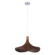 GLOBOSTAR® CUBA 01718 Boho Κρεμαστό Φωτιστικό Οροφής με Ντουί 1 x E27 AC 220-240V IP20 - Καφέ - Μ43 x Π40 x Y28cm GLOBOSTAR® CUBA 01718 Boho Κρεμαστό Φωτιστικό Οροφής με Ντουί 1 x E27 AC 220-240V IP20 - Καφέ - Μ43 x Π40 x Y28cm