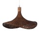 GLOBOSTAR® CUBA 01718 Boho Κρεμαστό Φωτιστικό Οροφής με Ντουί 1 x E27 AC 220-240V IP20 - Καφέ - Μ43 x Π40 x Y28cm GLOBOSTAR® CUBA 01718 Boho Κρεμαστό Φωτιστικό Οροφής με Ντουί 1 x E27 AC 220-240V IP20 - Καφέ - Μ43 x Π40 x Y28cm
