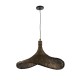 GLOBOSTAR® CUBA 01720 Boho Κρεμαστό Φωτιστικό Οροφής με Ντουί 1 x E27 AC 220-240V IP20 - Καφέ - Μ53 x Π53 x Υ30cm GLOBOSTAR® CUBA 01720 Boho Κρεμαστό Φωτιστικό Οροφής με Ντουί 1 x E27 AC 220-240V IP20 - Καφέ - Μ53 x Π53 x Υ30cm