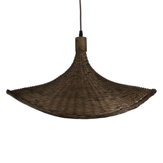 GLOBOSTAR® CUBA 01720 Boho Κρεμαστό Φωτιστικό Οροφής με Ντουί 1 x E27 AC 220-240V IP20 - Καφέ - Μ53 x Π53 x Υ30cm GLOBOSTAR® CUBA 01720 Boho Κρεμαστό Φωτιστικό Οροφής με Ντουί 1 x E27 AC 220-240V IP20 - Καφέ - Μ53 x Π53 x Υ30cm