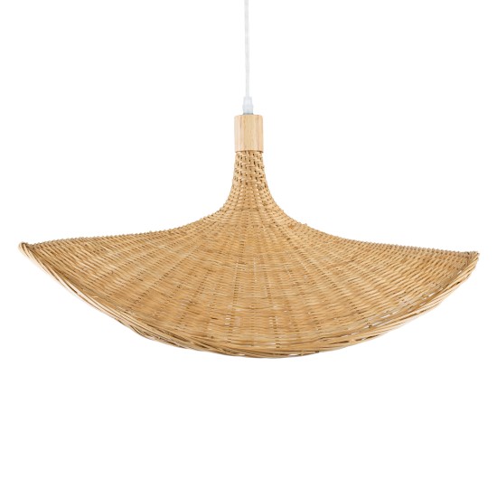 GLOBOSTAR® CUBA 01721 Boho Κρεμαστό Φωτιστικό Οροφής με Ντουί 1 x E27 AC 220-240V IP20 - Μπεζ - Μ64 x Π48 x Υ41cm GLOBOSTAR® CUBA 01721 Boho Κρεμαστό Φωτιστικό Οροφής με Ντουί 1 x E27 AC 220-240V IP20 - Μπεζ - Μ64 x Π48 x Υ41cm