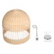 GLOBOSTAR® LUCIA 01726 Boho Κρεμαστό Φωτιστικό Οροφής με Ντουί 1 x E27 AC 220-240V IP20 - Μπεζ - Μ60 x Π60 x Y60cm GLOBOSTAR® LUCIA 01726 Boho Κρεμαστό Φωτιστικό Οροφής με Ντουί 1 x E27 AC 220-240V IP20 - Μπεζ - Μ60 x Π60 x Y60cm
