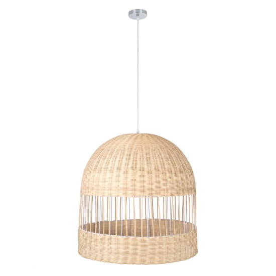 GLOBOSTAR® LUCIA 01726 Boho Κρεμαστό Φωτιστικό Οροφής με Ντουί 1 x E27 AC 220-240V IP20 - Μπεζ - Μ60 x Π60 x Y60cm GLOBOSTAR® LUCIA 01726 Boho Κρεμαστό Φωτιστικό Οροφής με Ντουί 1 x E27 AC 220-240V IP20 - Μπεζ - Μ60 x Π60 x Y60cm
