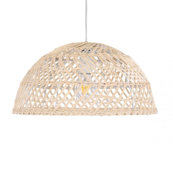GLOBOSTAR® COMORES 01727 Boho Κρεμαστό Φωτιστικό Οροφής με Ντουί 1 x E27 AC 220-240V IP20 - Μπεζ - Μ40 x Π40 x Y20cm GLOBOSTAR® COMORES 01727 Boho Κρεμαστό Φωτιστικό Οροφής με Ντουί 1 x E27 AC 220-240V IP20 - Μπεζ - Μ40 x Π40 x Y20cm