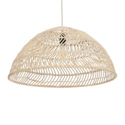 GLOBOSTAR® COMORES 01728 Boho Κρεμαστό Φωτιστικό Οροφής με Ντουί 1 x E27 AC 220-240V IP20 - Μπεζ - Μ60 x Π60 x Y30cm