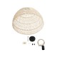 GLOBOSTAR® COMORES 01728 Boho Κρεμαστό Φωτιστικό Οροφής με Ντουί 1 x E27 AC 220-240V IP20 - Μπεζ - Μ60 x Π60 x Y30cm GLOBOSTAR® COMORES 01728 Boho Κρεμαστό Φωτιστικό Οροφής με Ντουί 1 x E27 AC 220-240V IP20 - Μπεζ - Μ60 x Π60 x Y30cm