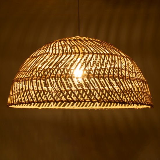 GLOBOSTAR® COMORES 01728 Boho Κρεμαστό Φωτιστικό Οροφής με Ντουί 1 x E27 AC 220-240V IP20 - Μπεζ - Μ60 x Π60 x Y30cm GLOBOSTAR® COMORES 01728 Boho Κρεμαστό Φωτιστικό Οροφής με Ντουί 1 x E27 AC 220-240V IP20 - Μπεζ - Μ60 x Π60 x Y30cm