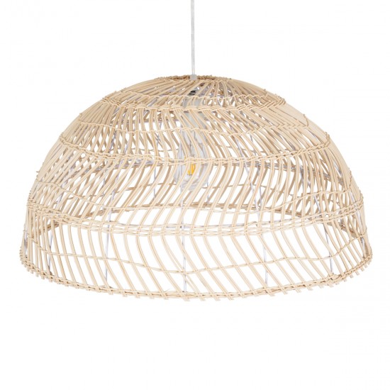 GLOBOSTAR® COMORES 01728 Boho Κρεμαστό Φωτιστικό Οροφής με Ντουί 1 x E27 AC 220-240V IP20 - Μπεζ - Μ60 x Π60 x Y30cm GLOBOSTAR® COMORES 01728 Boho Κρεμαστό Φωτιστικό Οροφής με Ντουί 1 x E27 AC 220-240V IP20 - Μπεζ - Μ60 x Π60 x Y30cm