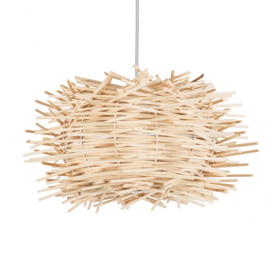 GLOBOSTAR® MINORCA 01729 Boho Κρεμαστό Φωτιστικό Οροφής με Ντουί 1 x E27 AC 220-240V IP20 - Μπεζ - Μ30 x Π30 x Υ18cm GLOBOSTAR® MINORCA 01729 Boho Κρεμαστό Φωτιστικό Οροφής με Ντουί 1 x E27 AC 220-240V IP20 - Μπεζ - Μ30 x Π30 x Υ18cm