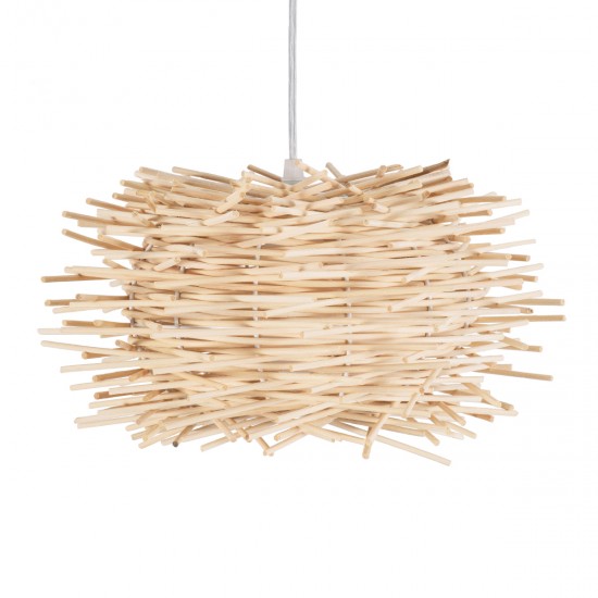 GLOBOSTAR® MINORCA 01729 Boho Κρεμαστό Φωτιστικό Οροφής με Ντουί 1 x E27 AC 220-240V IP20 - Μπεζ - Μ30 x Π30 x Υ18cm GLOBOSTAR® MINORCA 01729 Boho Κρεμαστό Φωτιστικό Οροφής με Ντουί 1 x E27 AC 220-240V IP20 - Μπεζ - Μ30 x Π30 x Υ18cm