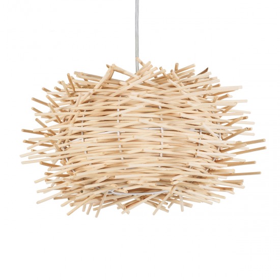 GLOBOSTAR® MINORCA 01729 Boho Κρεμαστό Φωτιστικό Οροφής με Ντουί 1 x E27 AC 220-240V IP20 - Μπεζ - Μ30 x Π30 x Υ18cm GLOBOSTAR® MINORCA 01729 Boho Κρεμαστό Φωτιστικό Οροφής με Ντουί 1 x E27 AC 220-240V IP20 - Μπεζ - Μ30 x Π30 x Υ18cm