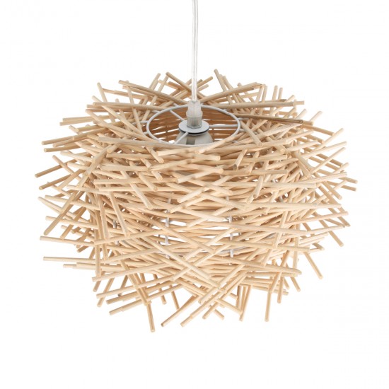 GLOBOSTAR® MINORCA 01729 Boho Κρεμαστό Φωτιστικό Οροφής με Ντουί 1 x E27 AC 220-240V IP20 - Μπεζ - Μ30 x Π30 x Υ18cm GLOBOSTAR® MINORCA 01729 Boho Κρεμαστό Φωτιστικό Οροφής με Ντουί 1 x E27 AC 220-240V IP20 - Μπεζ - Μ30 x Π30 x Υ18cm