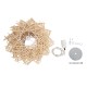 GLOBOSTAR® MINORCA 01730 Boho Κρεμαστό Φωτιστικό Οροφής με Ντουί 1 x E27 AC 220-240V IP20 - Μπεζ - Μ35 x Π35 x Y23cm GLOBOSTAR® MINORCA 01730 Boho Κρεμαστό Φωτιστικό Οροφής με Ντουί 1 x E27 AC 220-240V IP20 - Μπεζ - Μ35 x Π35 x Y23cm