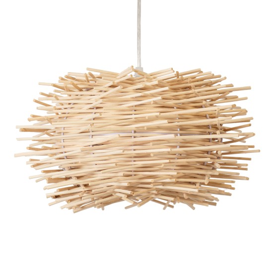 GLOBOSTAR® MINORCA 01730 Boho Κρεμαστό Φωτιστικό Οροφής με Ντουί 1 x E27 AC 220-240V IP20 - Μπεζ - Μ35 x Π35 x Y23cm GLOBOSTAR® MINORCA 01730 Boho Κρεμαστό Φωτιστικό Οροφής με Ντουί 1 x E27 AC 220-240V IP20 - Μπεζ - Μ35 x Π35 x Y23cm