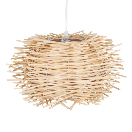 GLOBOSTAR® MINORCA 01730 Boho Κρεμαστό Φωτιστικό Οροφής με Ντουί 1 x E27 AC 220-240V IP20 - Μπεζ - Μ35 x Π35 x Y23cm GLOBOSTAR® MINORCA 01730 Boho Κρεμαστό Φωτιστικό Οροφής με Ντουί 1 x E27 AC 220-240V IP20 - Μπεζ - Μ35 x Π35 x Y23cm