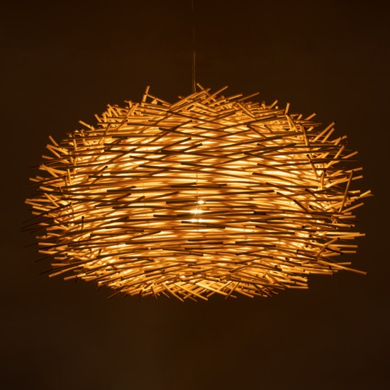GLOBOSTAR® MINORCA 01731 Boho Κρεμαστό Φωτιστικό Οροφής με Ντουί 1 x E27 AC 220-240V IP20 - Μπεζ - Μ60 x Π60 x Y35cm GLOBOSTAR® MINORCA 01731 Boho Κρεμαστό Φωτιστικό Οροφής με Ντουί 1 x E27 AC 220-240V IP20 - Μπεζ - Μ60 x Π60 x Y35cm