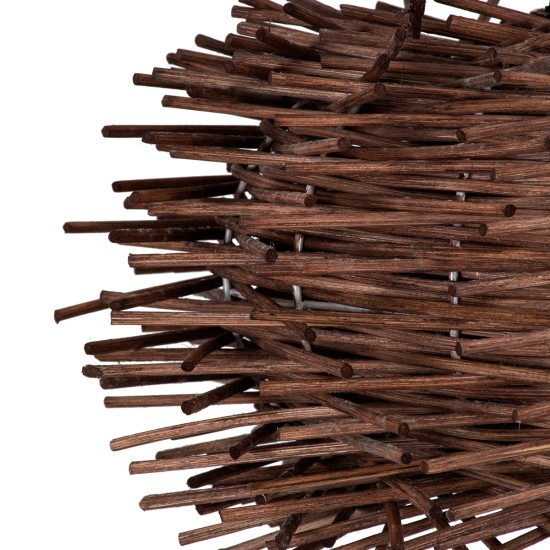 GLOBOSTAR® MINORCA 01732 Boho Κρεμαστό Φωτιστικό Οροφής με Ντουί 1 x E27 AC 220-240V IP20 - Καφέ - Μ30 x Π30 x Υ18cm GLOBOSTAR® MINORCA 01732 Boho Κρεμαστό Φωτιστικό Οροφής με Ντουί 1 x E27 AC 220-240V IP20 - Καφέ - Μ30 x Π30 x Υ18cm