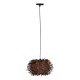 GLOBOSTAR® MINORCA 01733 Boho Κρεμαστό Φωτιστικό Οροφής με Ντουί 1 x E27 AC 220-240V IP20 - Καφέ - Μ35 x Π35 x Υ23cm GLOBOSTAR® MINORCA 01733 Boho Κρεμαστό Φωτιστικό Οροφής με Ντουί 1 x E27 AC 220-240V IP20 - Καφέ - Μ35 x Π35 x Υ23cm