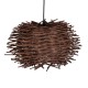 GLOBOSTAR® MINORCA 01733 Boho Κρεμαστό Φωτιστικό Οροφής με Ντουί 1 x E27 AC 220-240V IP20 - Καφέ - Μ35 x Π35 x Υ23cm GLOBOSTAR® MINORCA 01733 Boho Κρεμαστό Φωτιστικό Οροφής με Ντουί 1 x E27 AC 220-240V IP20 - Καφέ - Μ35 x Π35 x Υ23cm