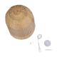 GLOBOSTAR® BORA-BORA 01735 Boho Κρεμαστό Φωτιστικό Οροφής με Ντουί 1 x E27 AC 220-240V IP20 - Μπεζ - Μ42 x Π42 x Υ44cm GLOBOSTAR® BORA-BORA 01735 Boho Κρεμαστό Φωτιστικό Οροφής με Ντουί 1 x E27 AC 220-240V IP20 - Μπεζ - Μ42 x Π42 x Υ44cm