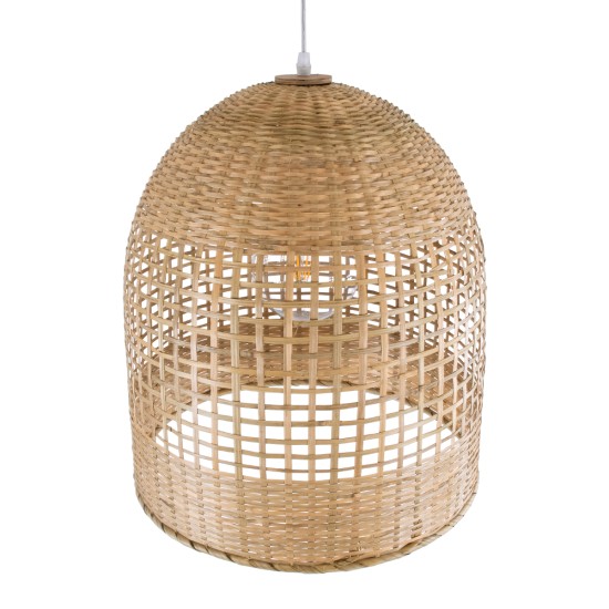 GLOBOSTAR® BORA-BORA 01735 Boho Κρεμαστό Φωτιστικό Οροφής με Ντουί 1 x E27 AC 220-240V IP20 - Μπεζ - Μ42 x Π42 x Υ44cm GLOBOSTAR® BORA-BORA 01735 Boho Κρεμαστό Φωτιστικό Οροφής με Ντουί 1 x E27 AC 220-240V IP20 - Μπεζ - Μ42 x Π42 x Υ44cm