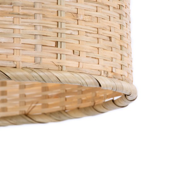 GLOBOSTAR® BORA-BORA 01735 Boho Κρεμαστό Φωτιστικό Οροφής με Ντουί 1 x E27 AC 220-240V IP20 - Μπεζ - Μ42 x Π42 x Υ44cm GLOBOSTAR® BORA-BORA 01735 Boho Κρεμαστό Φωτιστικό Οροφής με Ντουί 1 x E27 AC 220-240V IP20 - Μπεζ - Μ42 x Π42 x Υ44cm