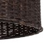GLOBOSTAR® BORA-BORA 01736 Boho Κρεμαστό Φωτιστικό Οροφής με Ντουί 1 x E27 AC 220-240V IP20 - Καφέ - Μ42 x Π42 x Y44cm