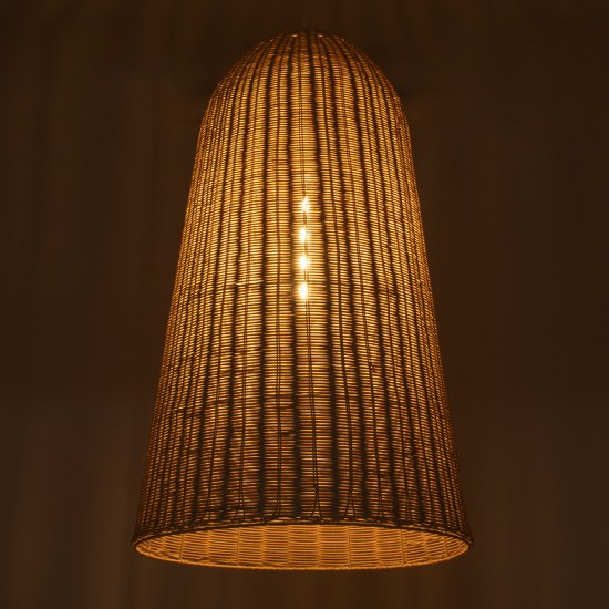 GLOBOSTAR® FAROL 01746 Boho Κρεμαστό Φωτιστικό Οροφής με Ντουί 1 x E27 AC 220-240V IP20 - Μπεζ - Μ60 x Π60 x Y100cm GLOBOSTAR® FAROL 01746 Boho Κρεμαστό Φωτιστικό Οροφής με Ντουί 1 x E27 AC 220-240V IP20 - Μπεζ - Μ60 x Π60 x Y100cm