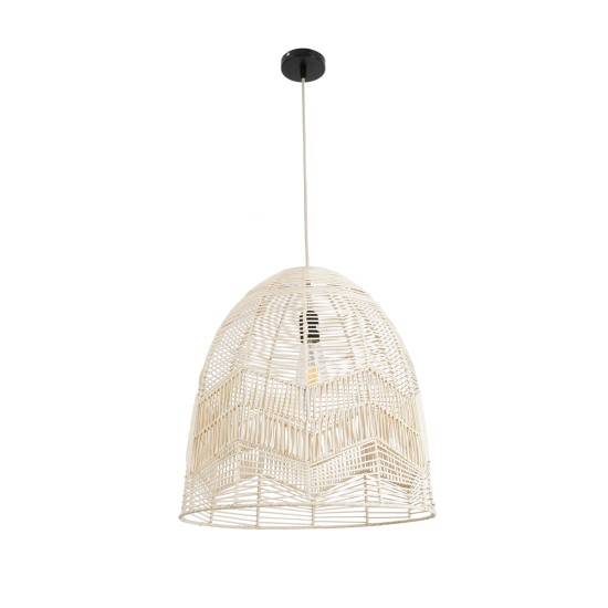 GLOBOSTAR® ALOHA 01751 Boho Κρεμαστό Φωτιστικό Οροφής με Ντουί 1 x E27 AC 220-240V IP20 - Μπεζ - Μ45 x Π45 x Υ48cm GLOBOSTAR® ALOHA 01751 Boho Κρεμαστό Φωτιστικό Οροφής με Ντουί 1 x E27 AC 220-240V IP20 - Μπεζ - Μ45 x Π45 x Υ48cm