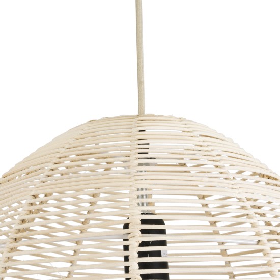 GLOBOSTAR® ALOHA 01751 Boho Κρεμαστό Φωτιστικό Οροφής με Ντουί 1 x E27 AC 220-240V IP20 - Μπεζ - Μ45 x Π45 x Υ48cm GLOBOSTAR® ALOHA 01751 Boho Κρεμαστό Φωτιστικό Οροφής με Ντουί 1 x E27 AC 220-240V IP20 - Μπεζ - Μ45 x Π45 x Υ48cm