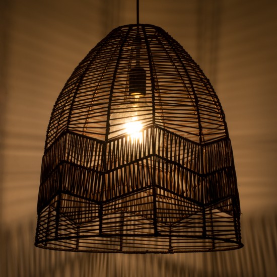 GLOBOSTAR® ALOHA 01752 Boho Κρεμαστό Φωτιστικό Οροφής με Ντουί 1 x E27 AC 220-240V IP20 - Καφέ - Μ45 x Π45 x Υ48cm GLOBOSTAR® ALOHA 01752 Boho Κρεμαστό Φωτιστικό Οροφής με Ντουί 1 x E27 AC 220-240V IP20 - Καφέ - Μ45 x Π45 x Υ48cm